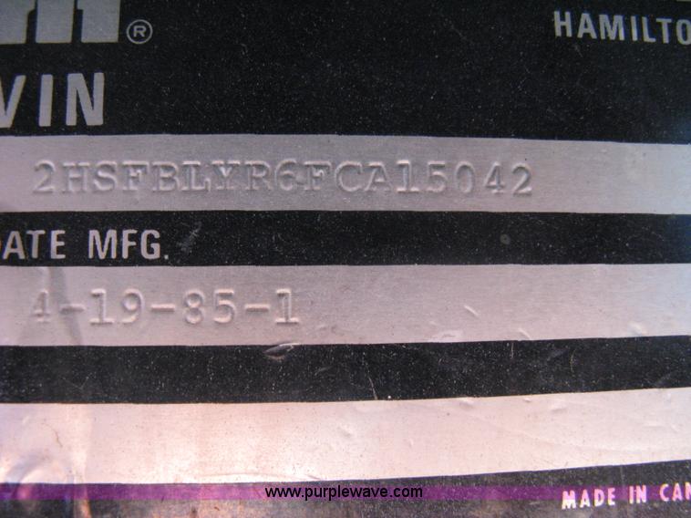 image for item A4397 1985 International F9370 water tanker semi truck