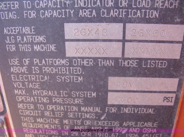 image for item A4400 1996 JLG 35E boom lift