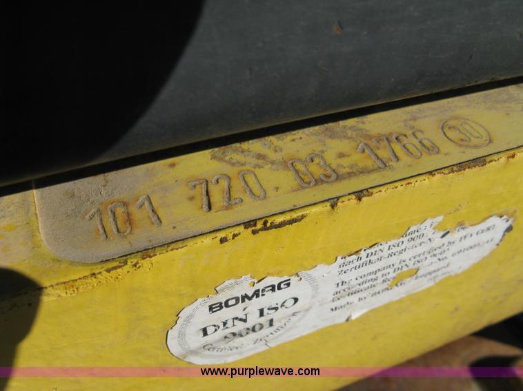 image for item A4403 2000 Bomag two drum footed compactor