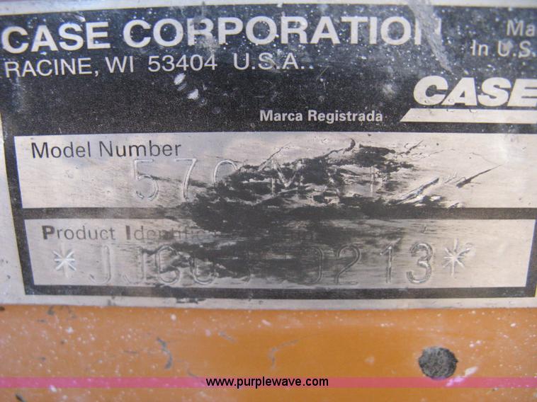 image for item A4404 2002 Case 570MXT FWA loader/landscape tractor