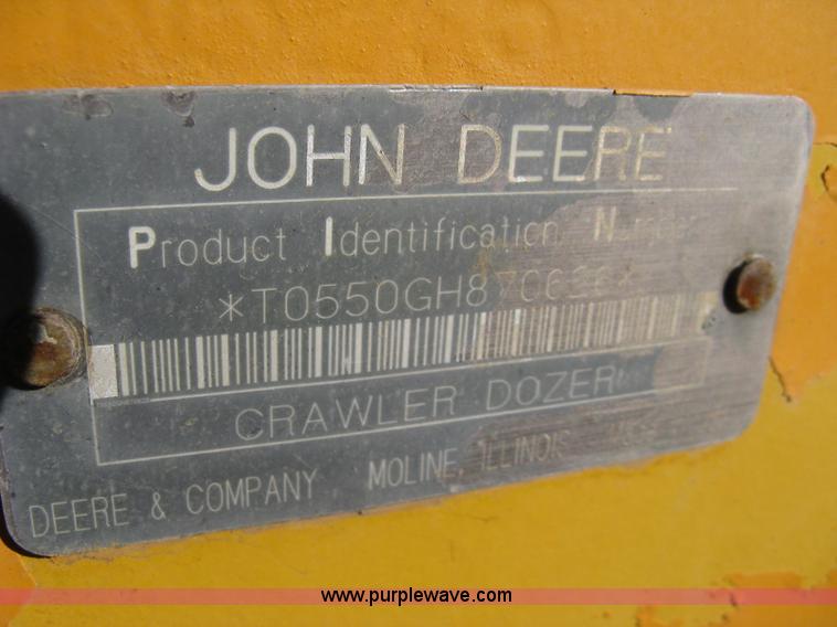 image for item A4405 1999 John Deere 550G LT series IV dozer