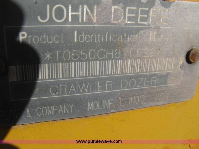 image for item A4405 1999 John Deere 550G LT series IV dozer