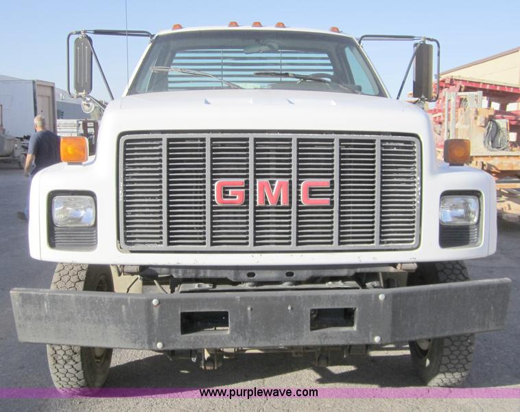 image for item A4419 1994 GMC Topkick Lo Pro flatbed truck