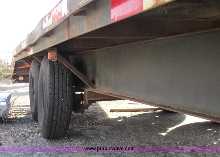 image for item A4421 1998 Elite tandem axle goose neck trailer