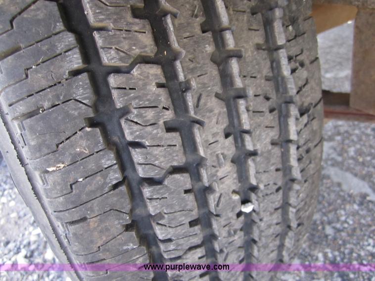 image for item A4421 1998 Elite tandem axle goose neck trailer