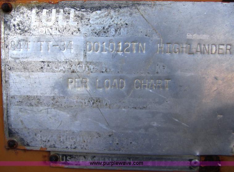 image for item A4425 Lull 844 TT-34 Highlander telehandler
