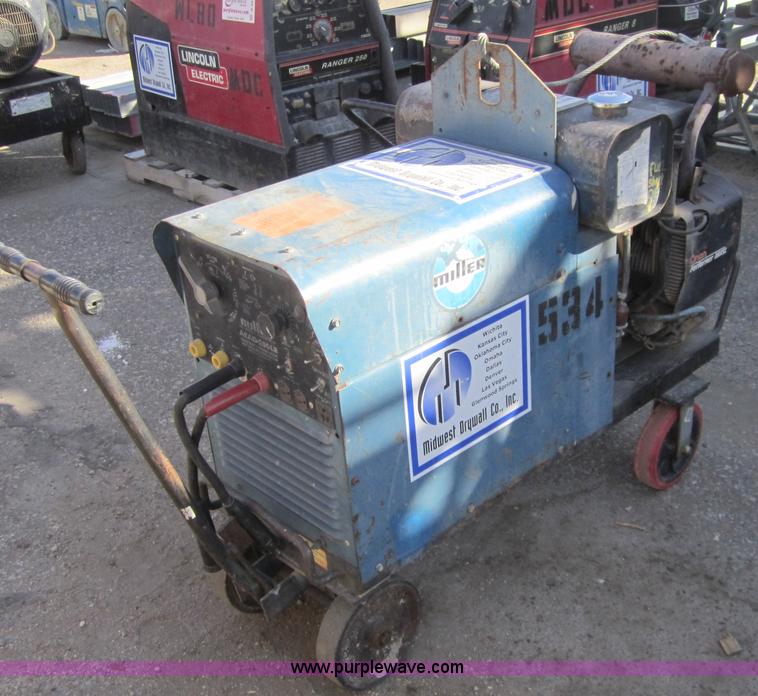 image for item A4438 Miller AEAD-200LE welder/generator