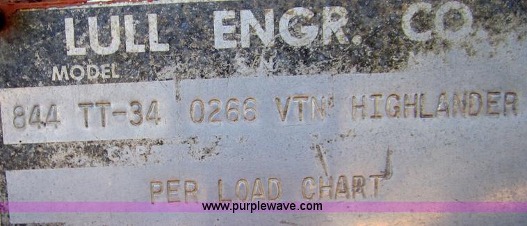 image for item A4443 Lull 844 TT-34 Highlander telehandler