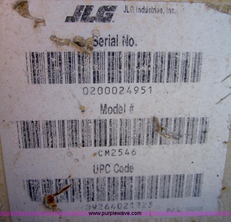 image for item A4454 JLG Commander Sizzor CM2546 scissor lift