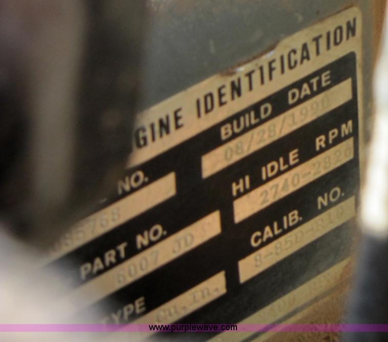 image for item A4623 1991 Ford F800 crane/digger truck