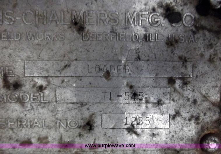 image for item A5379 1966 Fiat-Allis 545 wheel loader