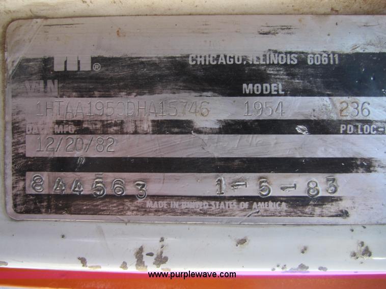 image for item C5119 1983 International 1954 fuel truck