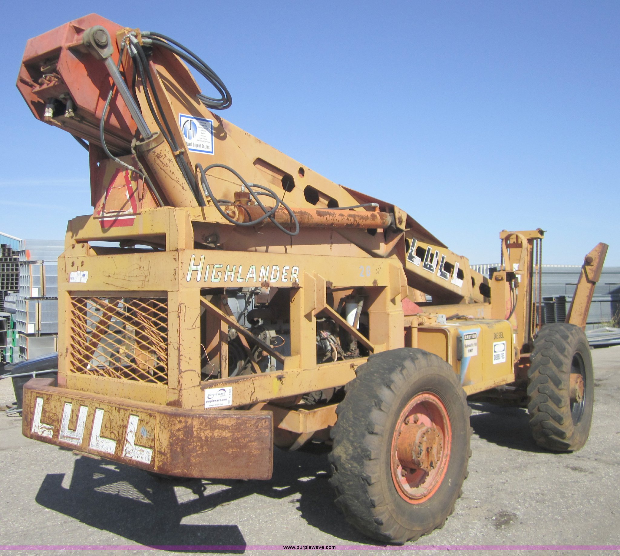 Lull 844 TT34 Highlander telehandler in Wichita, KS Item A4425 sold