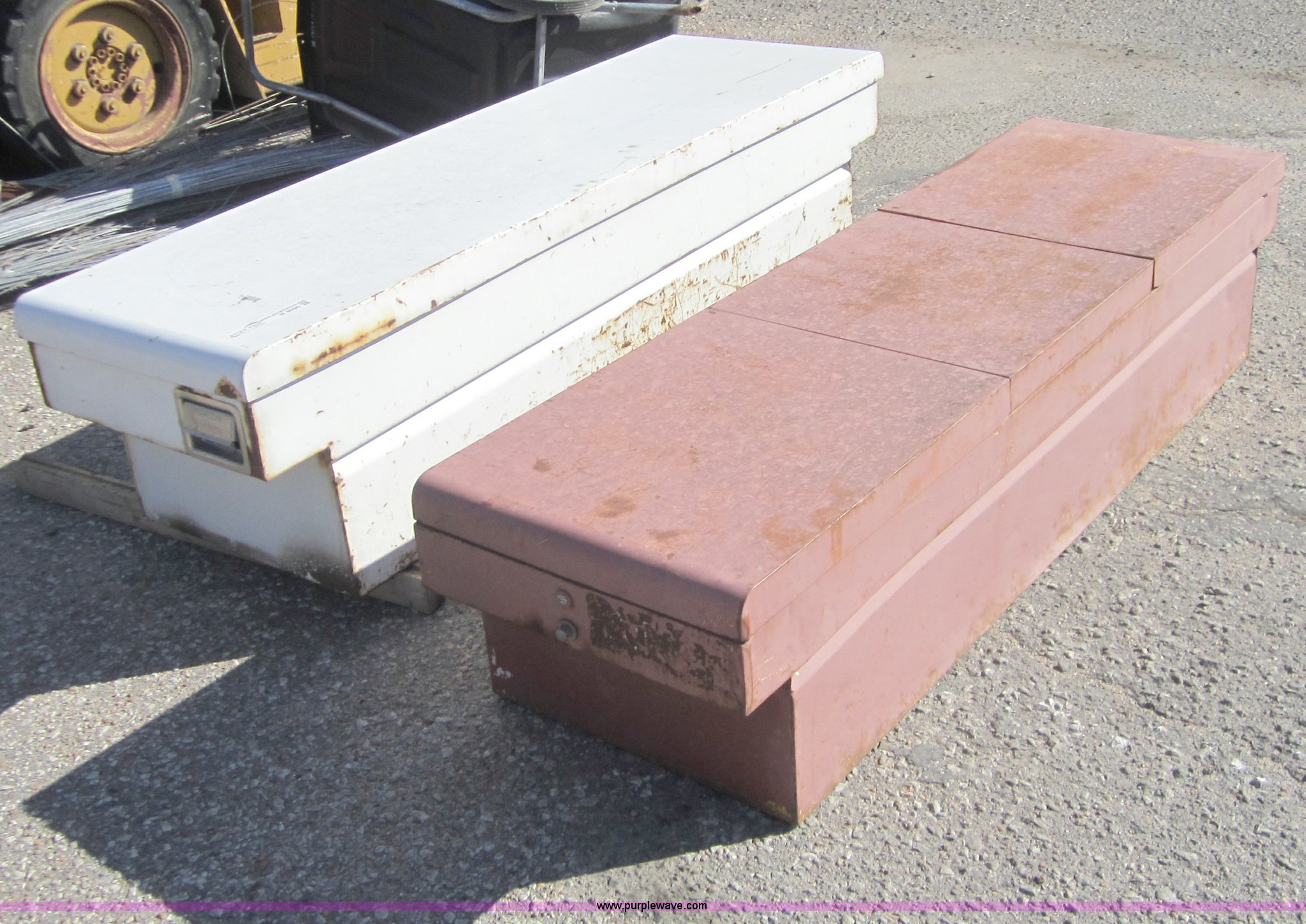(2) truck toolboxes in Wichita, KS Item B9596 sold Purple Wave