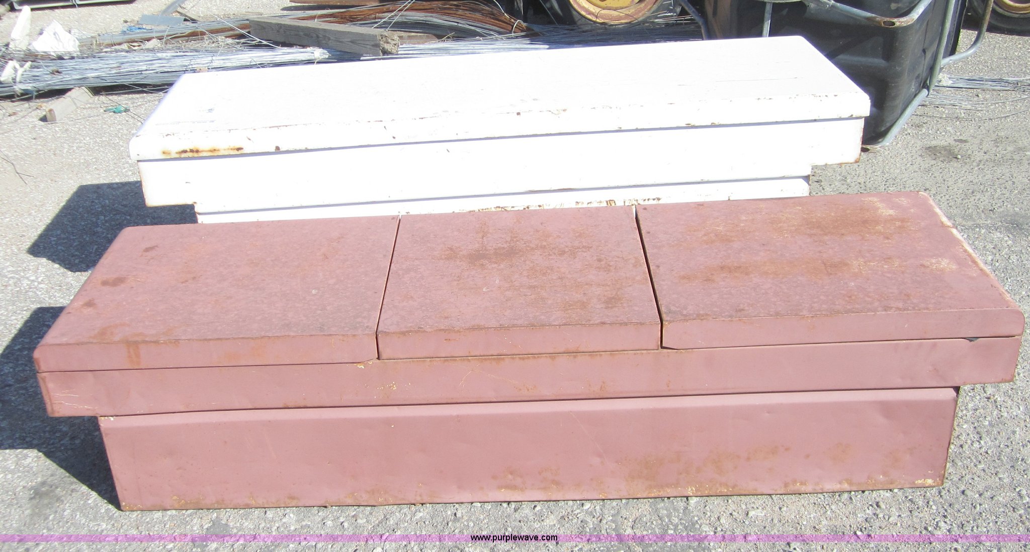 (2) truck toolboxes in Wichita, KS Item B9596 sold Purple Wave