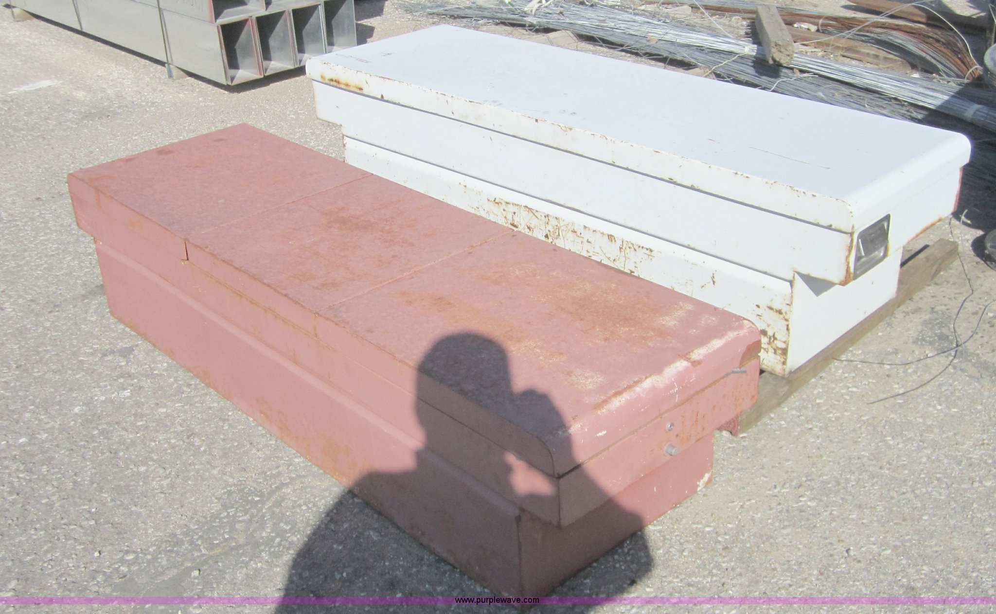 (2) truck toolboxes in Wichita, KS Item B9596 sold Purple Wave