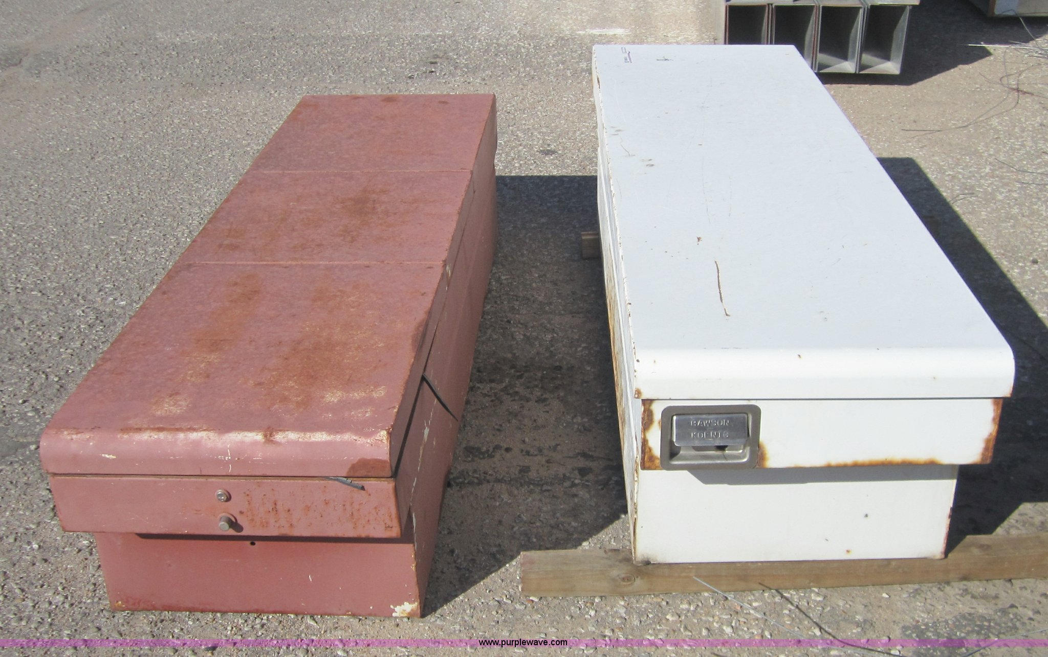 (2) truck toolboxes in Wichita, KS Item B9596 sold Purple Wave