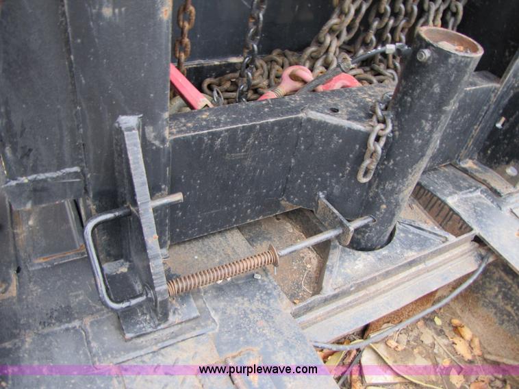 image for item B2022 1985 Hobbs 35 ton 48' extendable double drop deck trailer