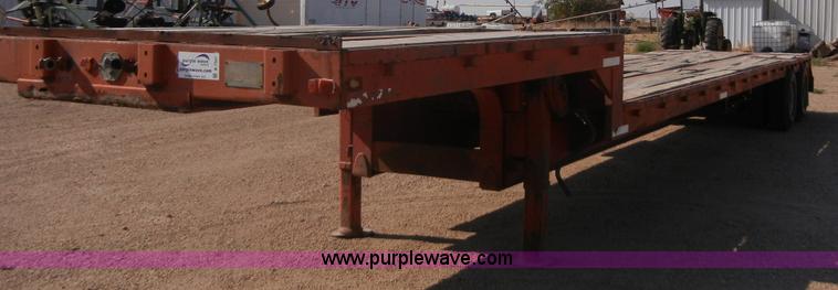 image for item B7501 1975 Transcraft drop deck trailer