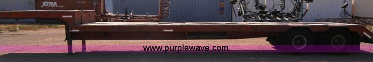 image for item B7501 1975 Transcraft drop deck trailer