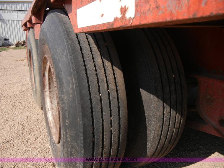 image for item B7501 1975 Transcraft drop deck trailer