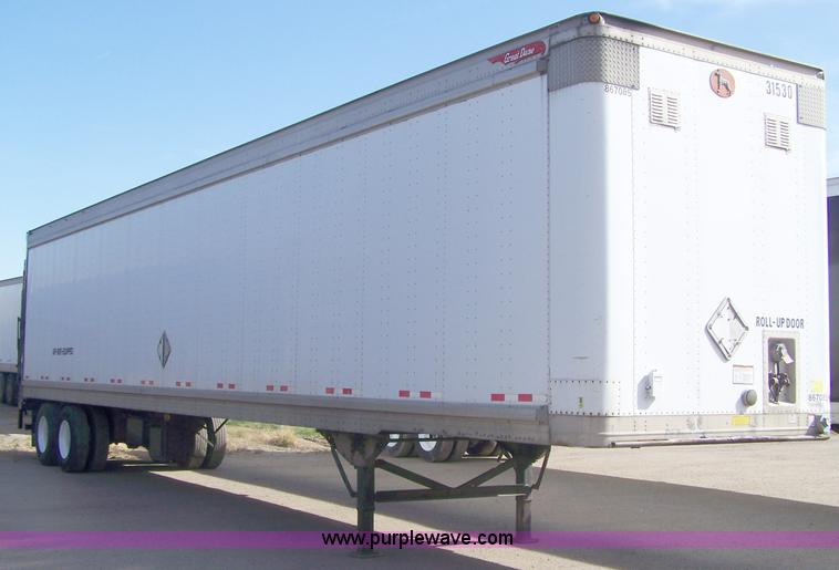 image for item D8547 1999 Great Dane 7411TP-SA 48' box trailer