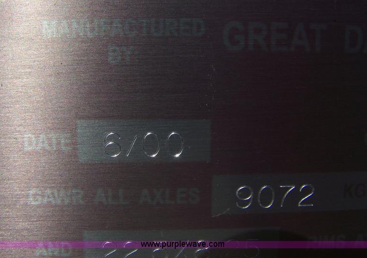 image for item D8548 2000 Great Dane 7411TP-SA 48' box trailer