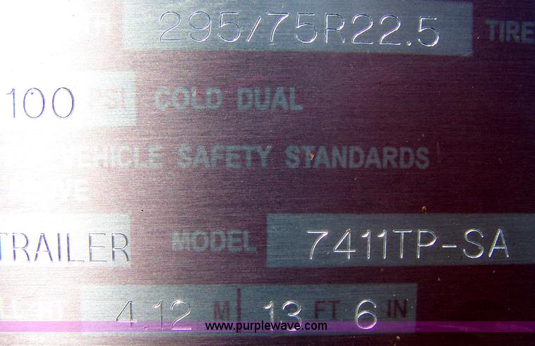 image for item D8548 2000 Great Dane 7411TP-SA 48' box trailer