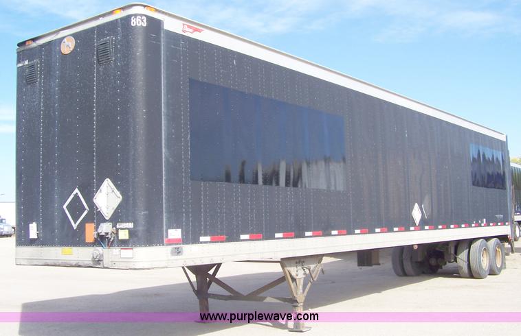 image for item D8549 1998 Great Dane 734TA 48' box trailer