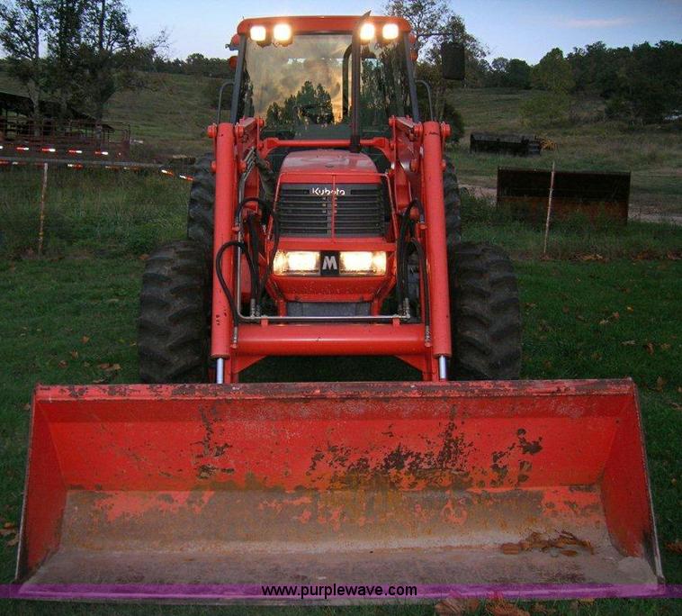 image for item A1495 2002 Kubota M120 MFWD tractor with loader