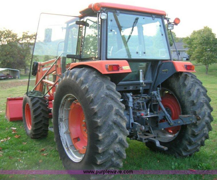 image for item A1495 2002 Kubota M120 MFWD tractor with loader
