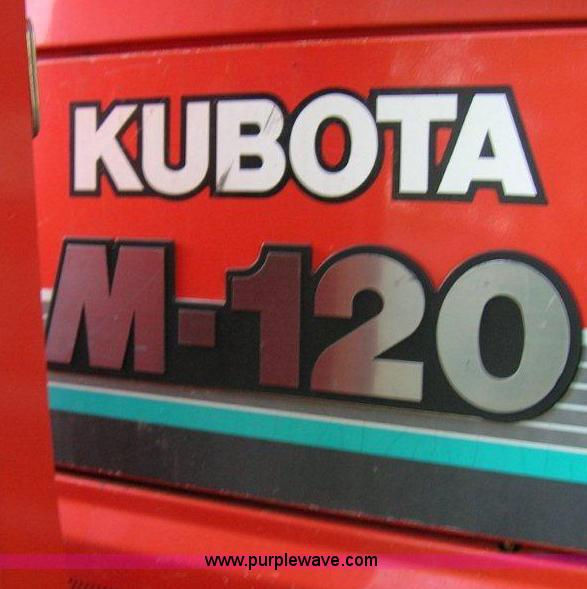 image for item A1495 2002 Kubota M120 MFWD tractor with loader