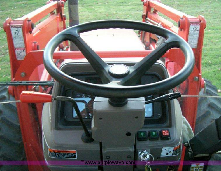 image for item A1495 2002 Kubota M120 MFWD tractor with loader
