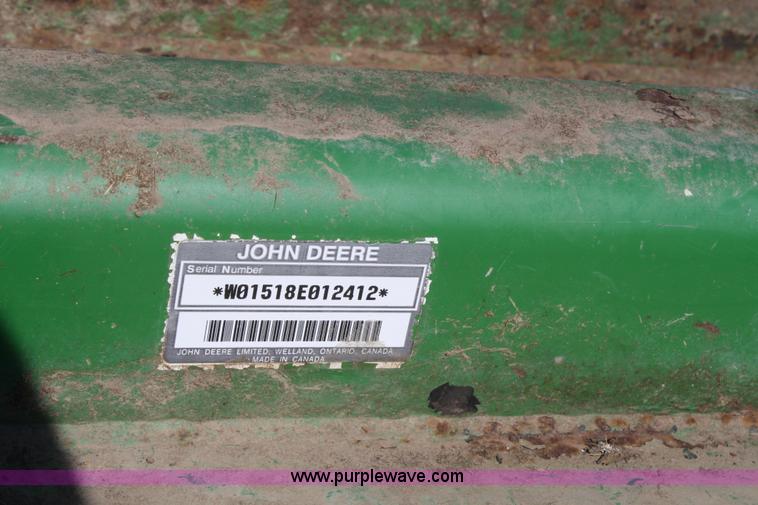 image for item A6514 John Deere 1518 rotary mower