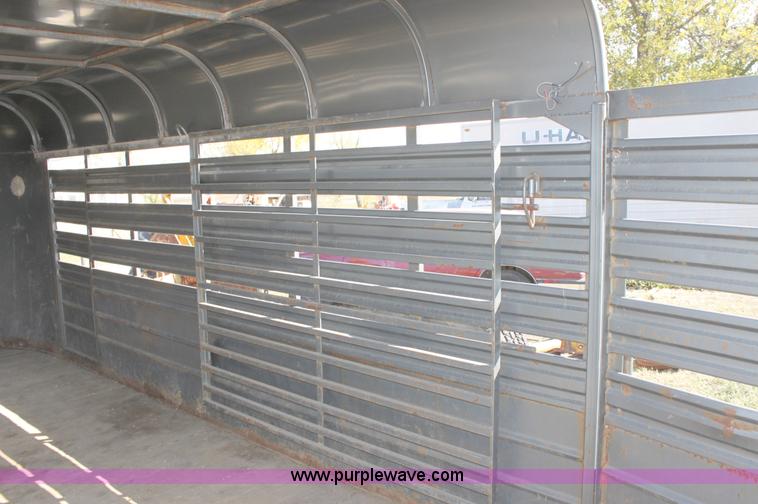 image for item B8560 1998 WW 18' tandem axle livestock trailer