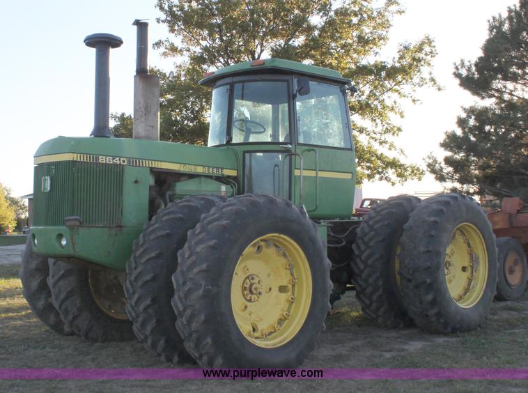 image for item B8580 1982 John Deere 8630 4WD tractor