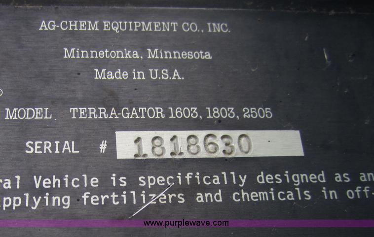 image for item C5084 Ag-Chem Big A 1253 spreader