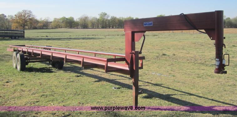 image for item C5191 36' goose neck hay trailer