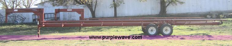 image for item C5191 36' goose neck hay trailer