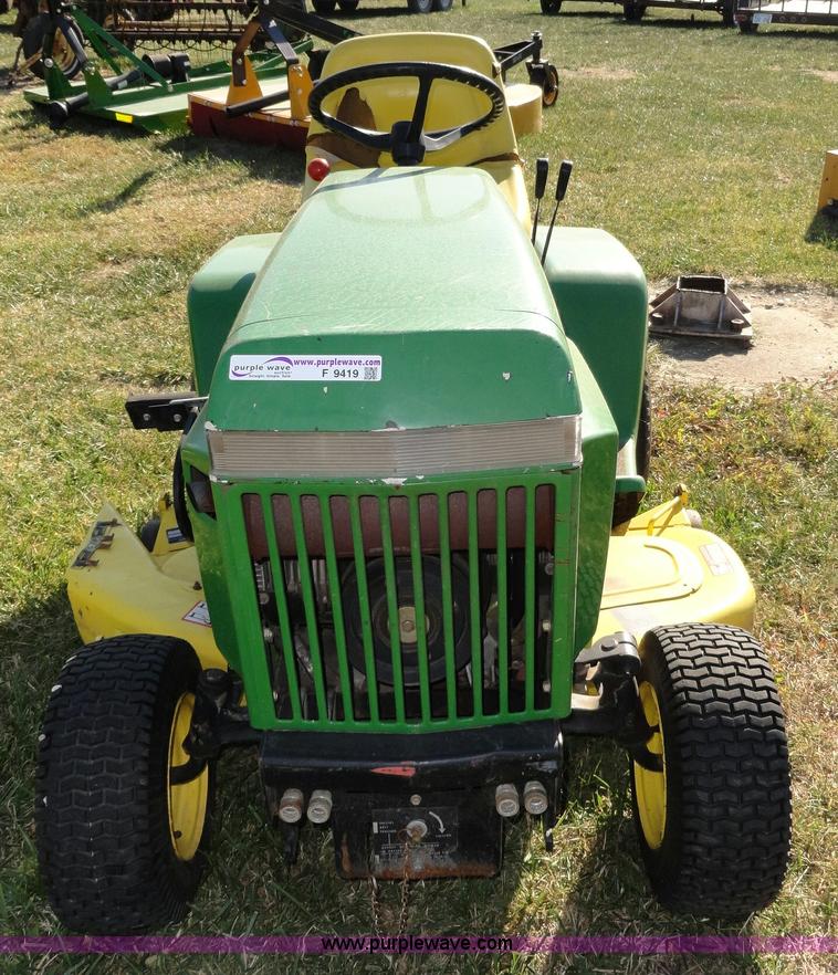 image for item F9419 John Deere 318 lawn mower