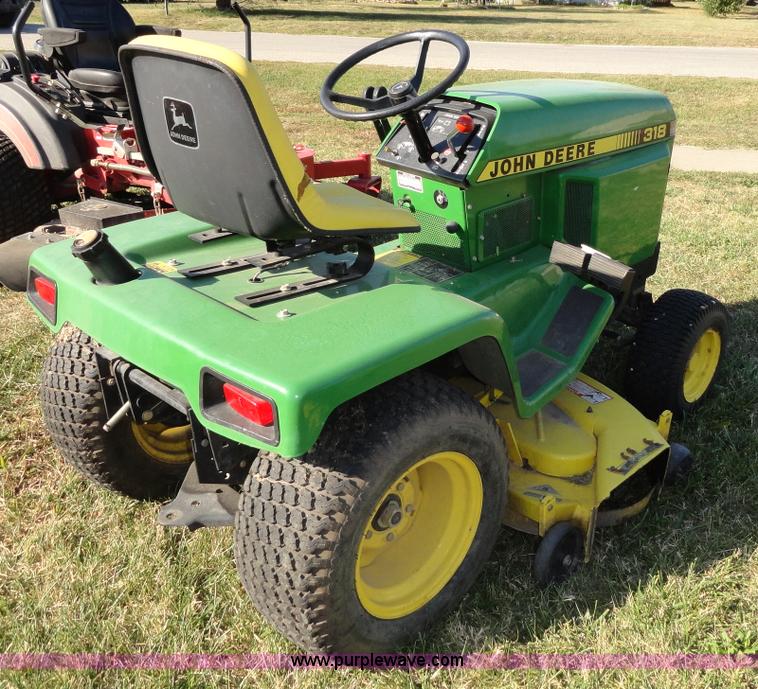 image for item F9419 John Deere 318 lawn mower