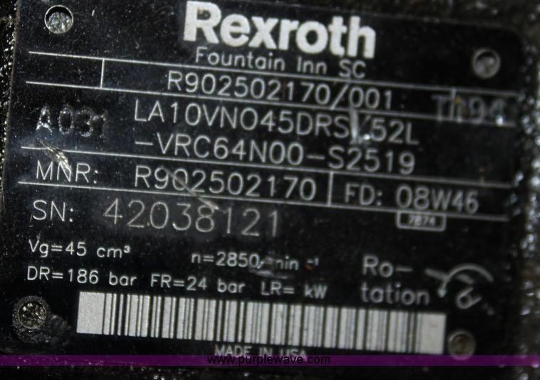 image for item F9927 Hydraulic pump and motors