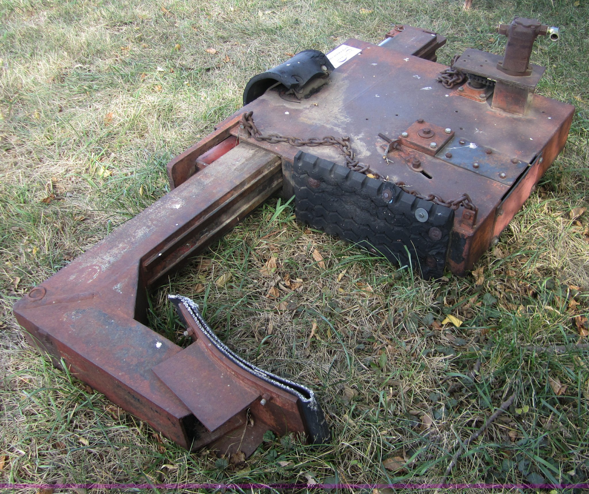 Homemade pecan tree shaker in Altamont, KS Item C5101 sold Purple Wave