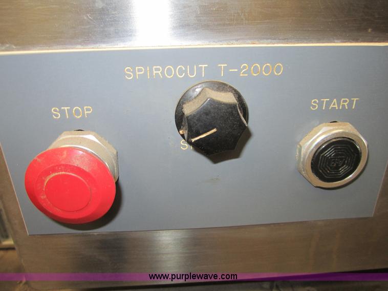 image for item 3863 Spirocut T-2000 spiral meat slicer