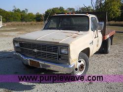 image for item A1552 1984 Chevrolet C30 pickup truck