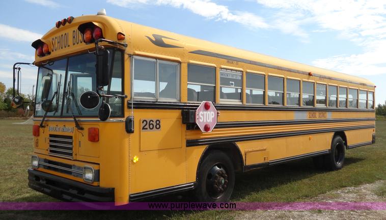 image for item A3174 1993 Blue Bird TC2000 school bus