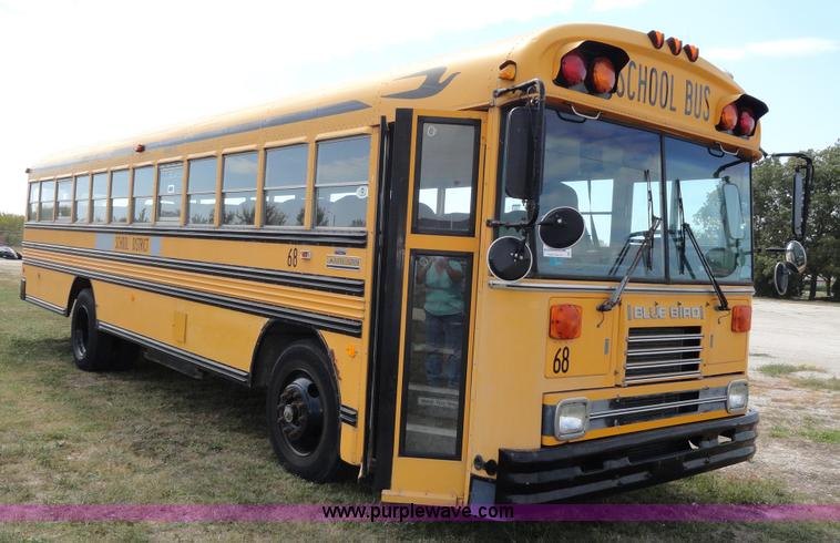 image for item A3174 1993 Blue Bird TC2000 school bus