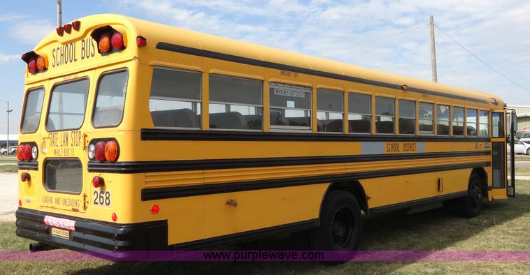 image for item A3174 1993 Blue Bird TC2000 school bus