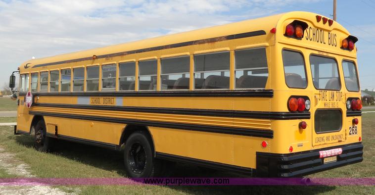 image for item A3174 1993 Blue Bird TC2000 school bus