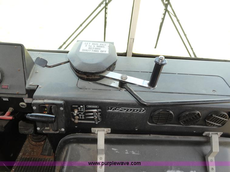 image for item A3174 1993 Blue Bird TC2000 school bus